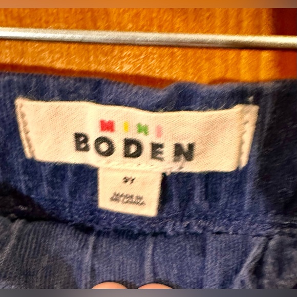 Mini Boden pull on cord pants size 9y - Picture 3 of 3